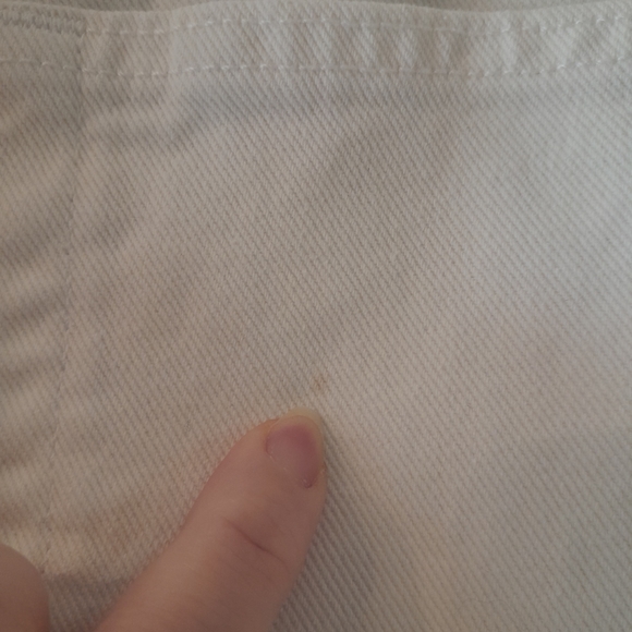 STRUCTURE Slim Straight White Jeans NWT Size 34 x 32 - Picture 6 of 6